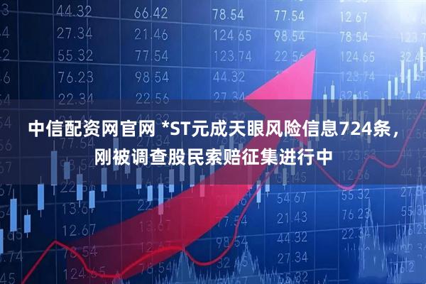 中信配资网官网 *ST元成天眼风险信息724条，刚被调查股民索赔征集进行中