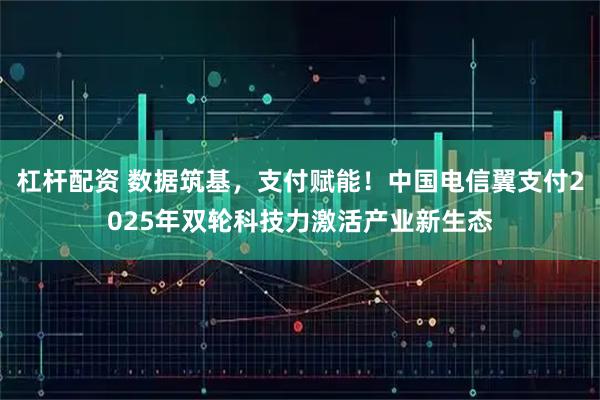 杠杆配资 数据筑基，支付赋能！中国电信翼支付2025年双轮科技力激活产业新生态