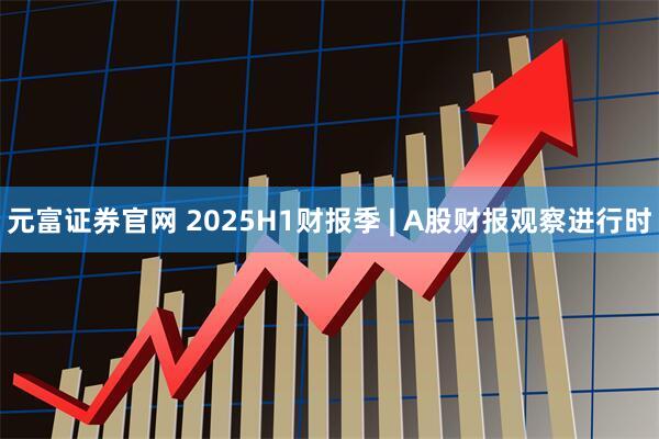 元富证券官网 2025H1财报季 | A股财报观察进行时